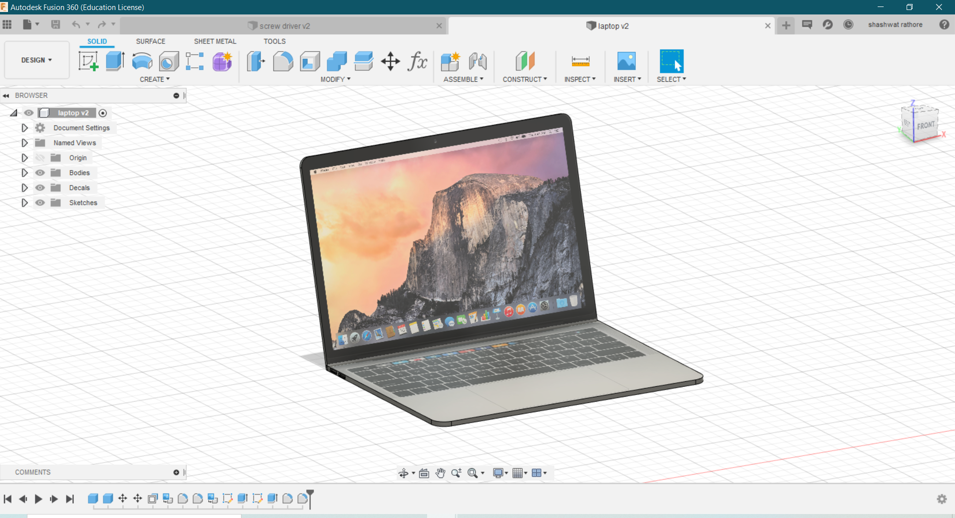 Arquivo grátis STL portátil 💻 ・design para impressão 3D para download・Cults