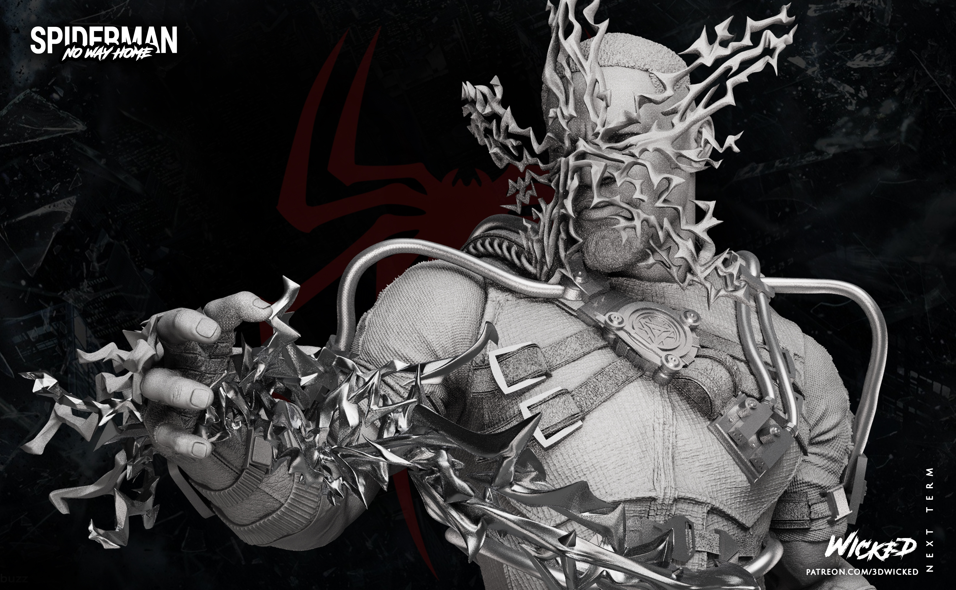 👤 Wicked Marvel Electro Bust: Tested and ready for 3d printing・ 3D File ...