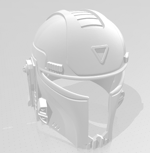 3D-Datei Mandalorianischer Kinderhelm - 3D-Druckdateien·Modell Für 3D