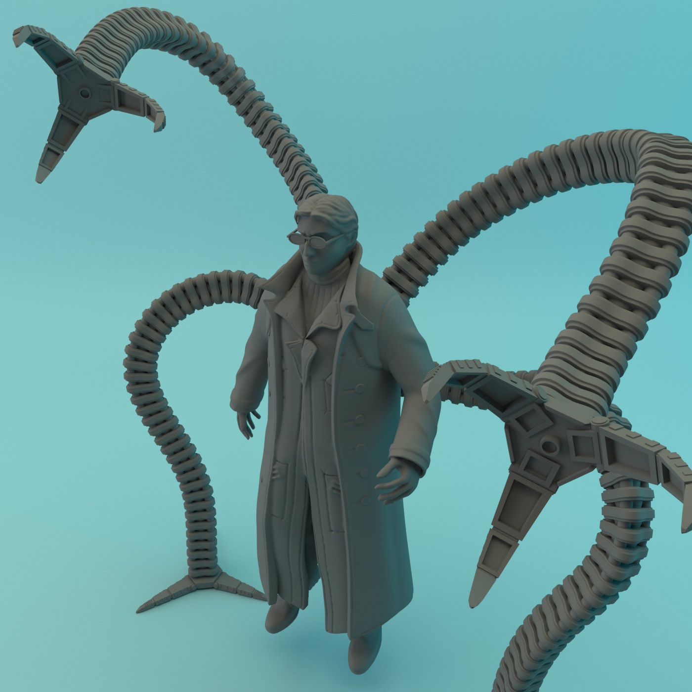 🩺 Doctor Octopus Alfred Molina Spiderman 2 Tobey maguire 3D print model ...
