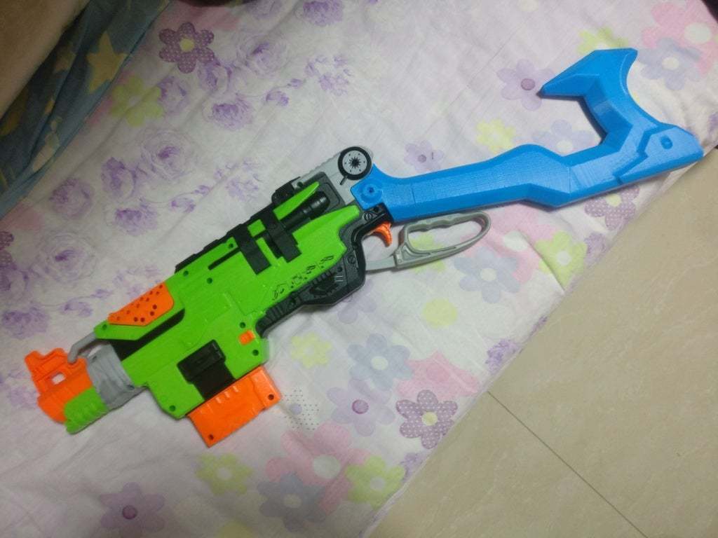 Zombie Strike Lever Action NERF Scravenger Zombie Survival System
