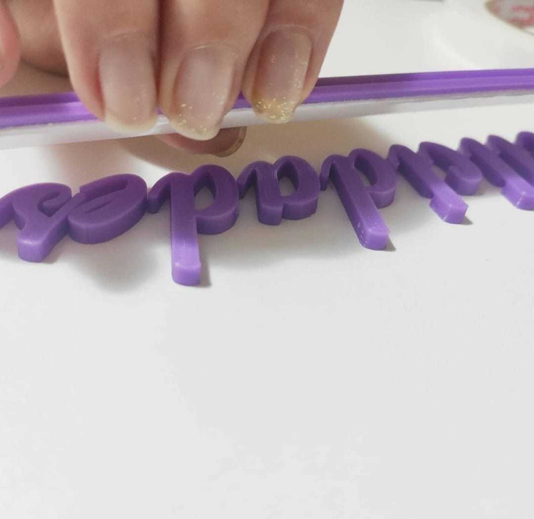 🍪 FONDANT LETTERING ALPHABET -REPOSTERY-.・ STL File for ・Cults