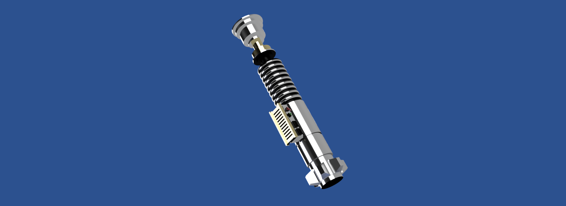 STL file Luke Skywalker Lightsaber Hilt 👽・3D printing template to ...