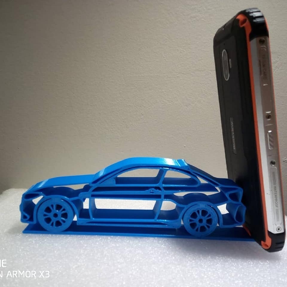 STL file Mobile phone holder - phone holder BMW M2 📞 ・3D printing ...