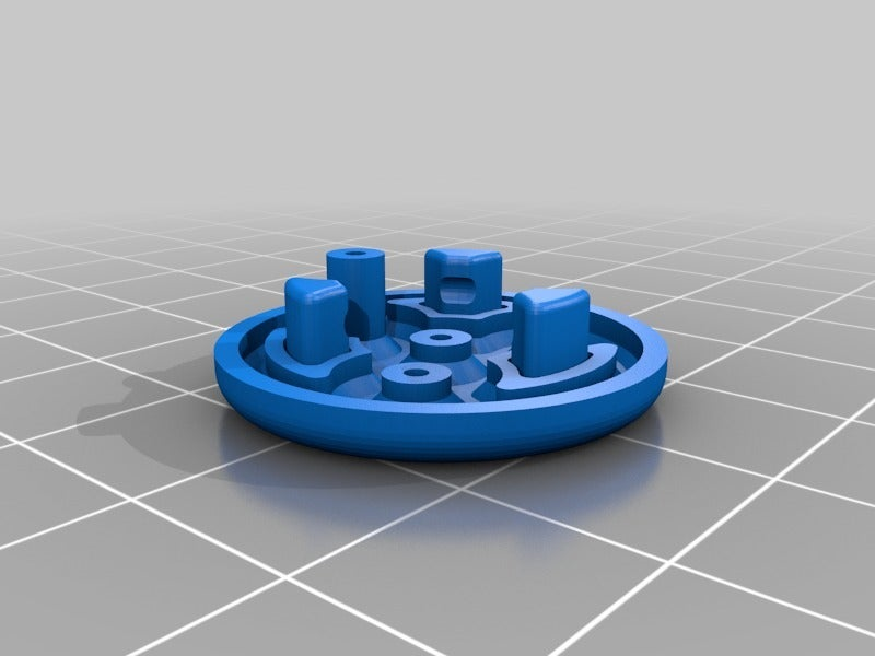⚙️ Mechanical counter with inner gear. v3・Free STL File for ・Cults