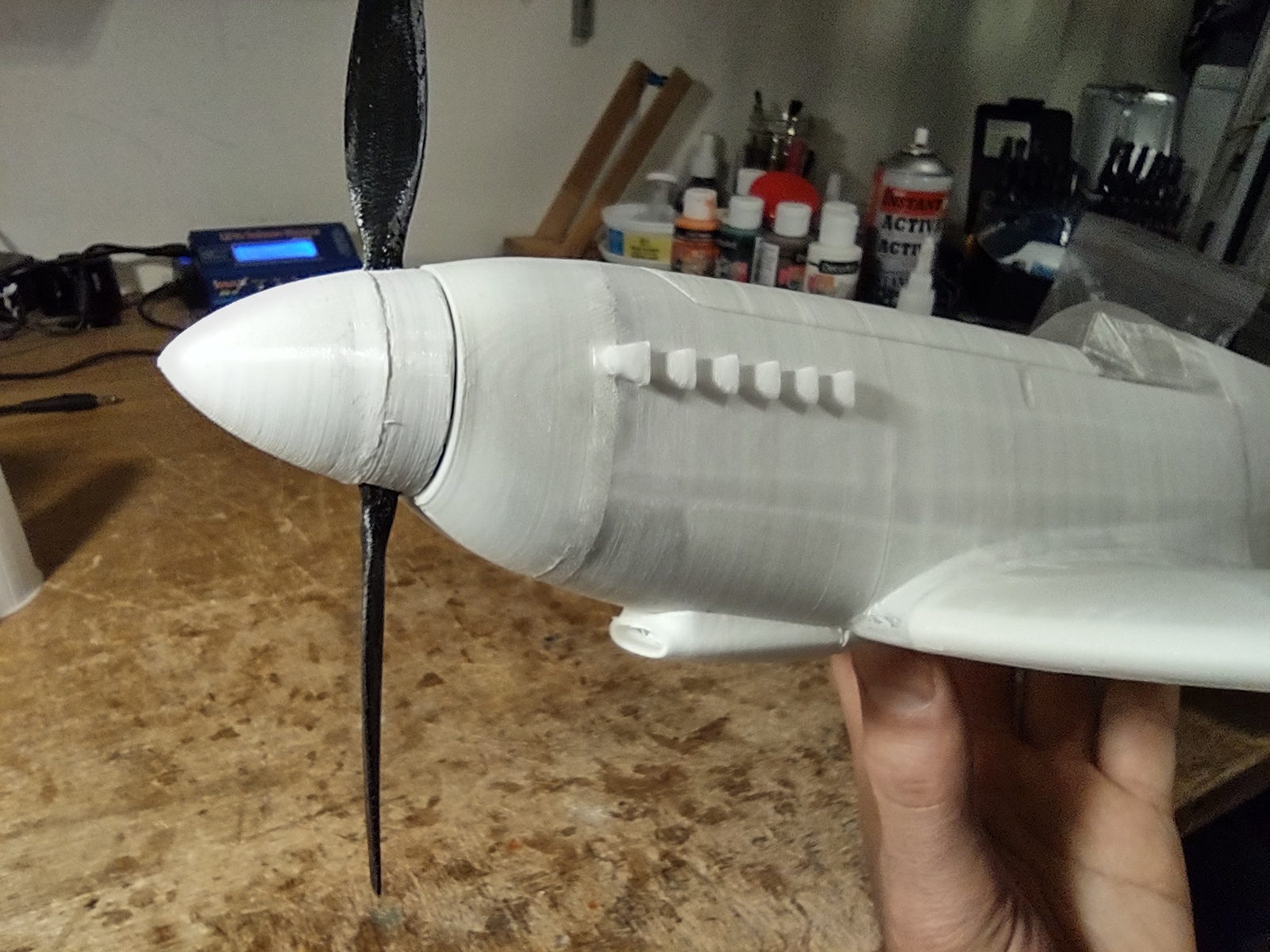 Spitfire 3d Printed Rc Airplanes 3dlabprint Spitfire 3d Printed