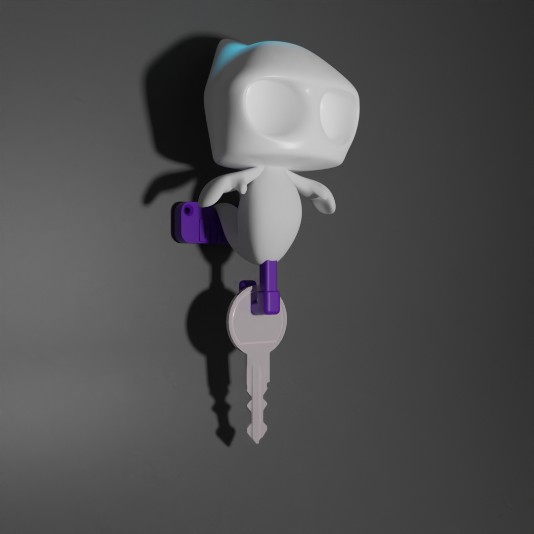 STL file GHOST WALL KEYCHAIN 👻 ・3D printable model to download・Cults