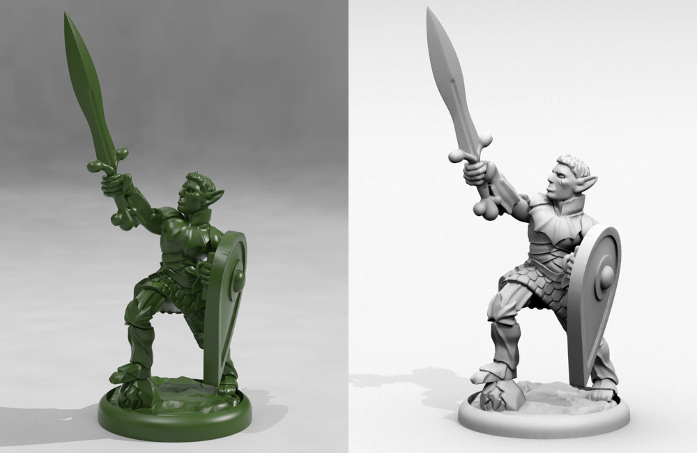 Free STL file Elven Dragon Paladin 🧝・3D printable object to download・Cults