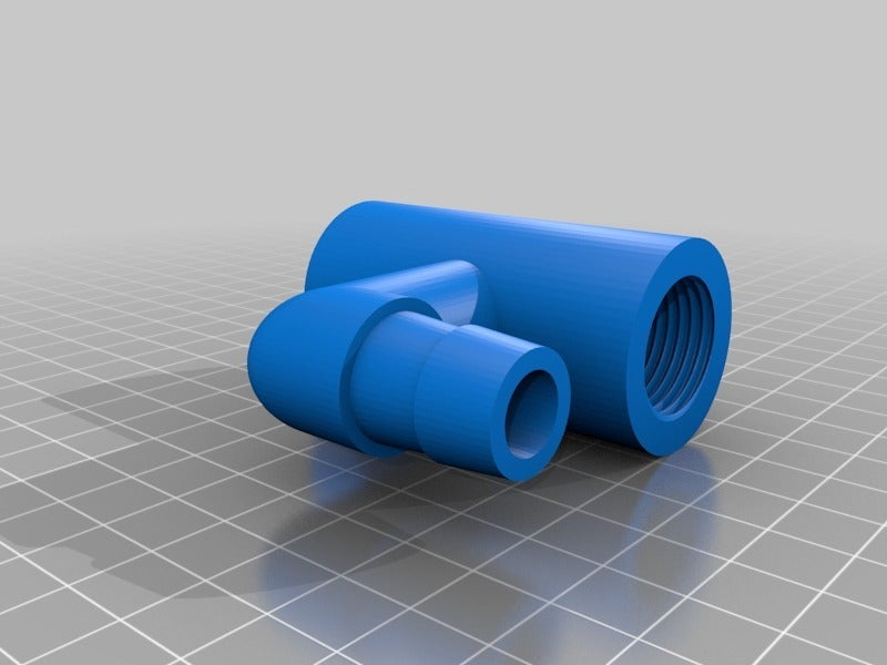 🧵 1/2 Thread to 5/8 Tube Connector V2・Free STL File for ・Cults
