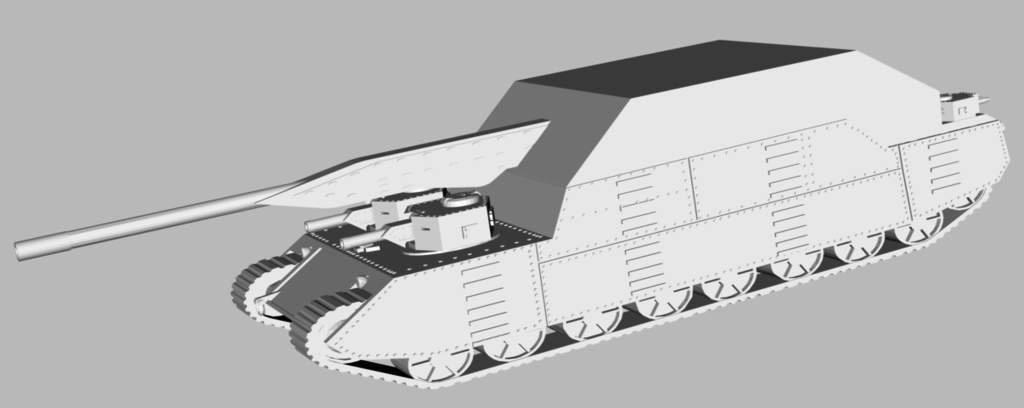 Free 3D file Land Battleship Tank 🪖 ・3D printable model to download・Cults