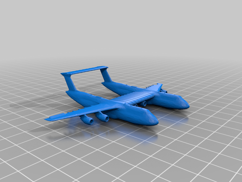 Free 3D file Twin C5 Lockheed Galaxy 🛩️ ・3D print object to download・Cults