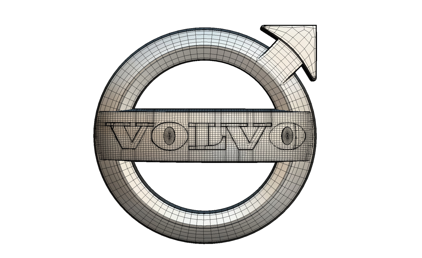 STL file volvo logo 3 🚗 (OBJ)・3D printable model to download・Cults