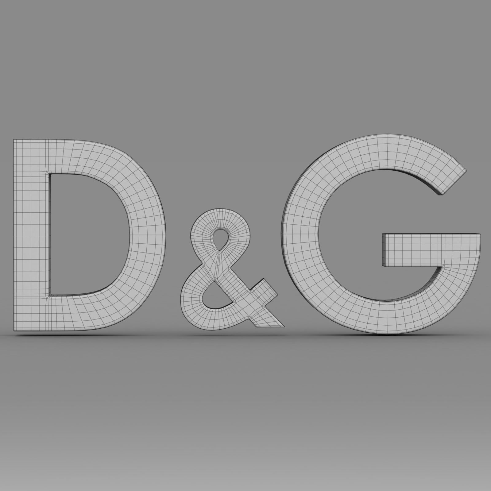 🎭 dolce & gabbana logo 2・ STL File for ・Cults