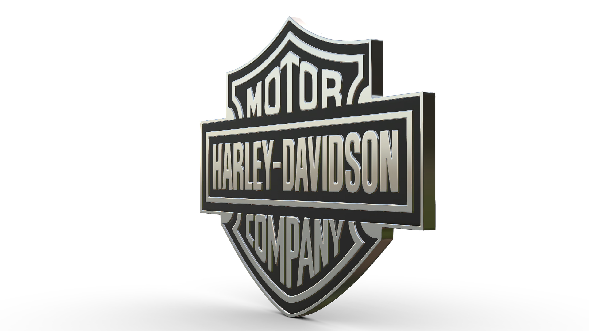 🏍️ harley davidson logo・ STL File for ・Cults