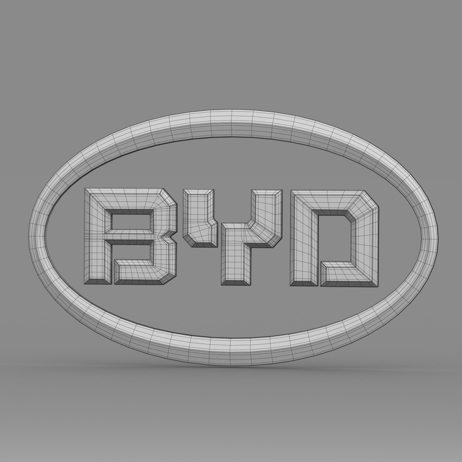 🚗 byd logo・ STL File for ・Cults