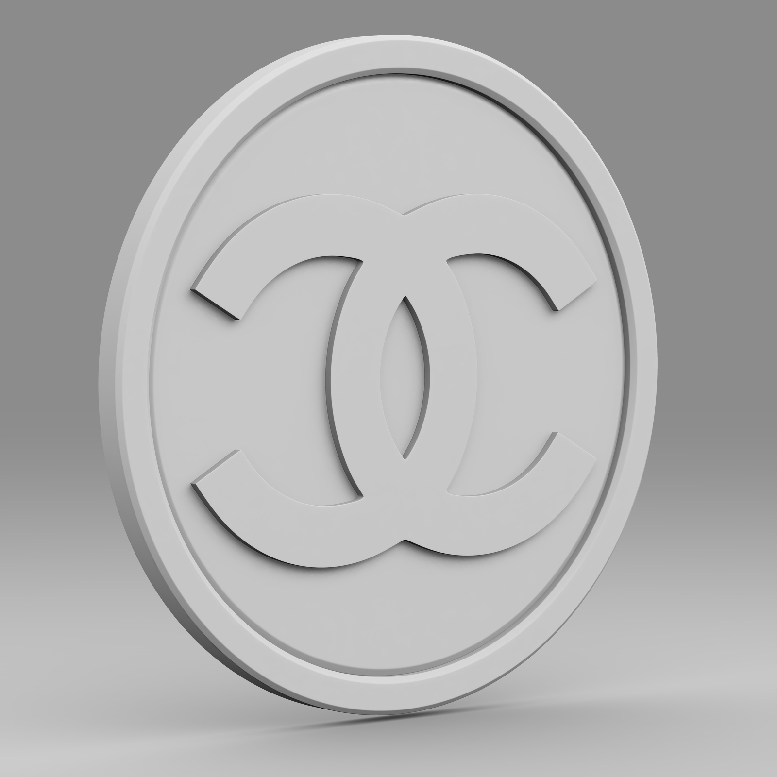 🎭 chanel logo 3・ STL File for ・Cults