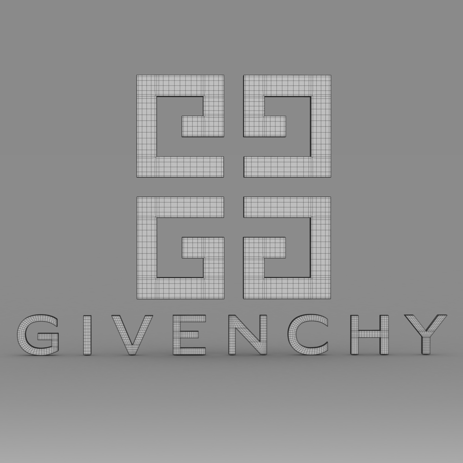 GIVENCHYロゴプリントテディーベア☆ GIVENCHY ロゴ プリント テディーベア 43cm 関税送料込 (GIVENCHY