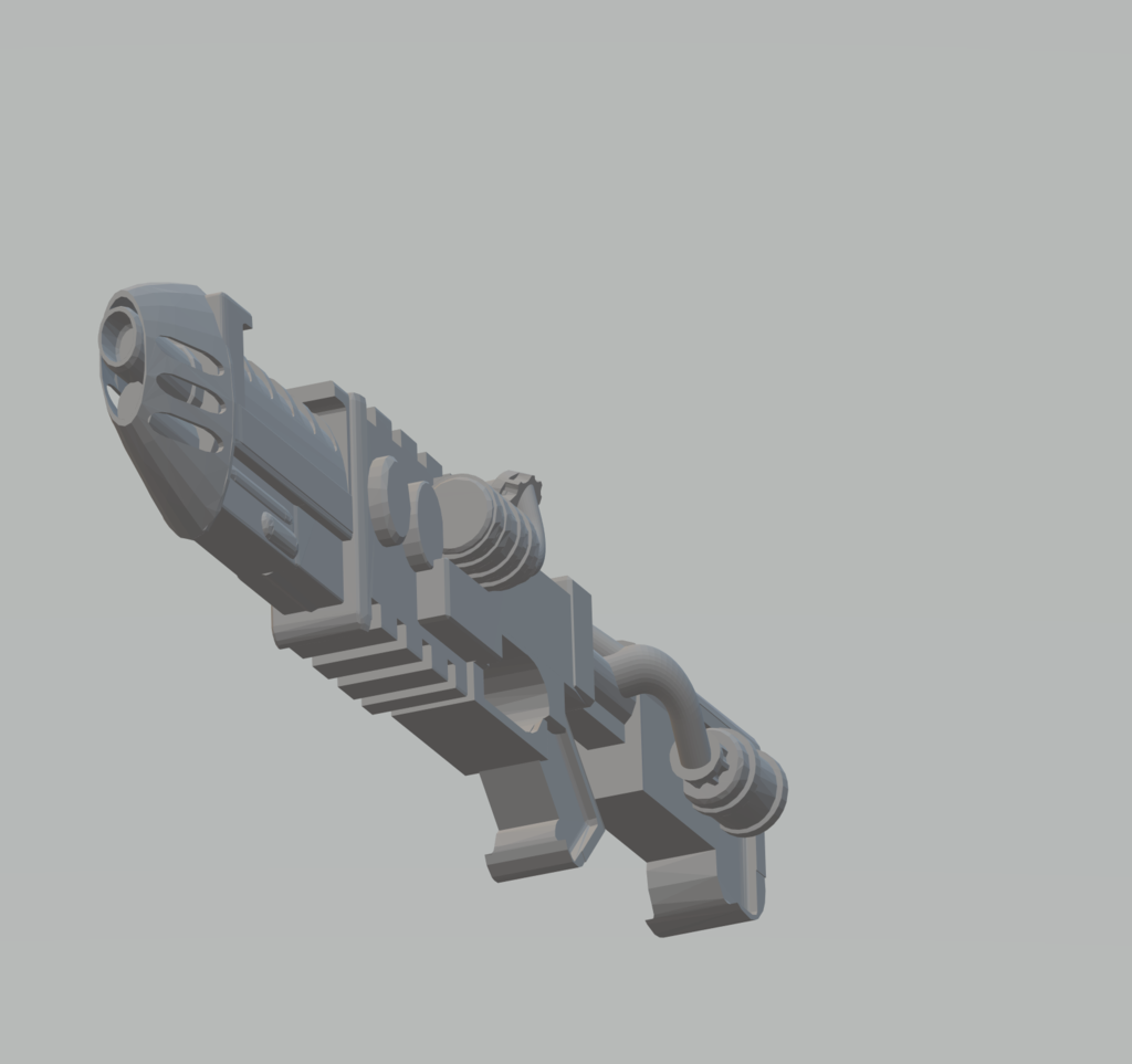 Gun Heat Simulation 🔫 FHW: Dark Mechanicus Heat Gun・Free 3D File for ・Cults