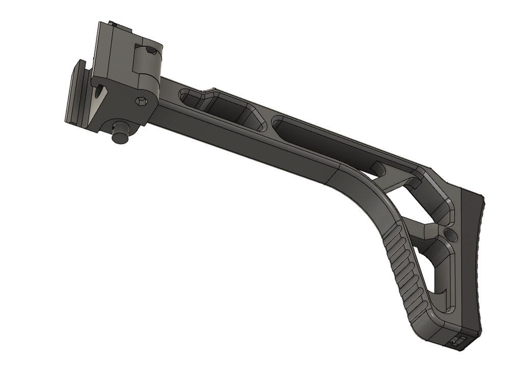 🦂 ASG CZ EVO 3 Scorpion skeleton stock・Free STL File for ・Cults