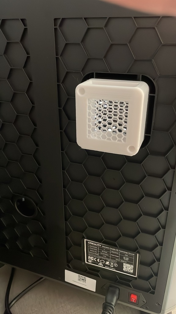 Free 3D file Creality Flagship K1 Activated Carbon Air Filter Purifier