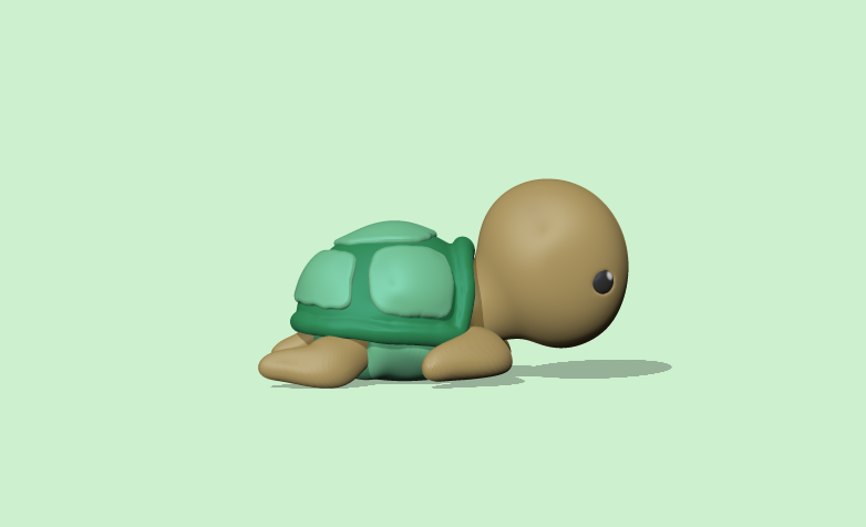 🐢 Cute Turtle・ 3D File for ・Cults