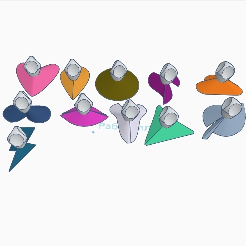 Free STL file Bikini Privates Shaving Stencil Set №1. 16 forms! 👙 ・3D print model to download・Cults
