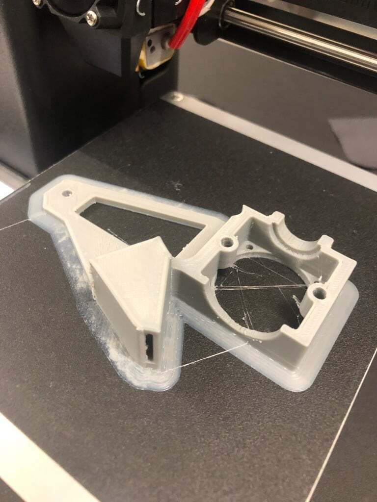 Monoprice select mini v2 support de ventilateur double imprim en 3d