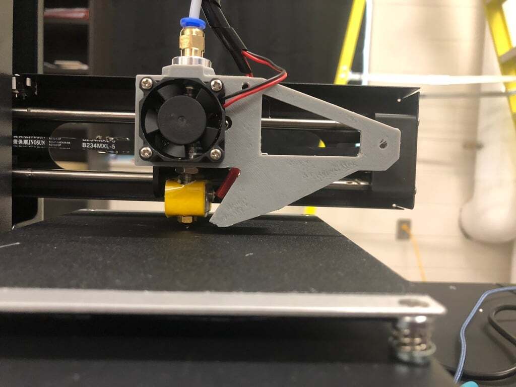 3d printable monoprice select mini v2 dual fan mount cults