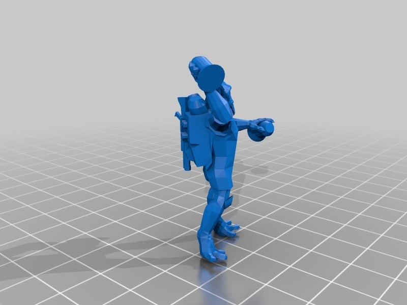 ⭐ Lasat Commando with Demo Charges (Star Wars Legion Scale)・Free STL ...