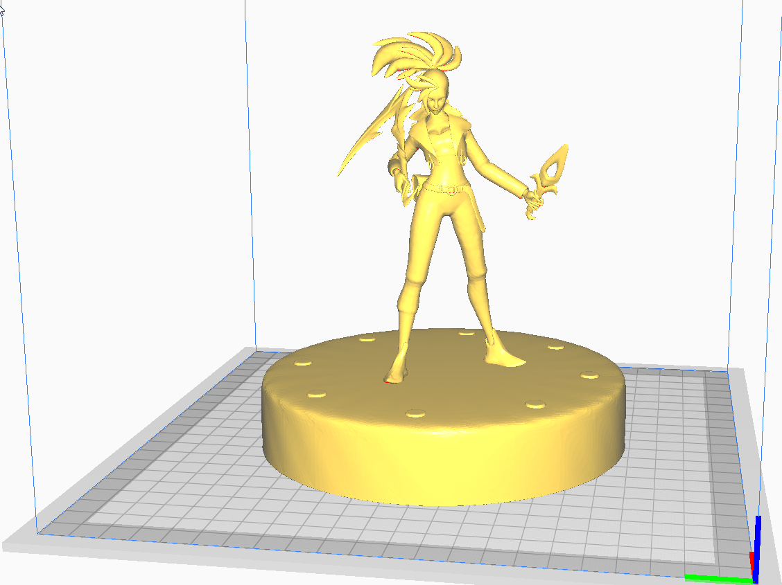 STL file K/DA ALL OUT Akali 3D Model 🎲 ・3D printing design to download ...