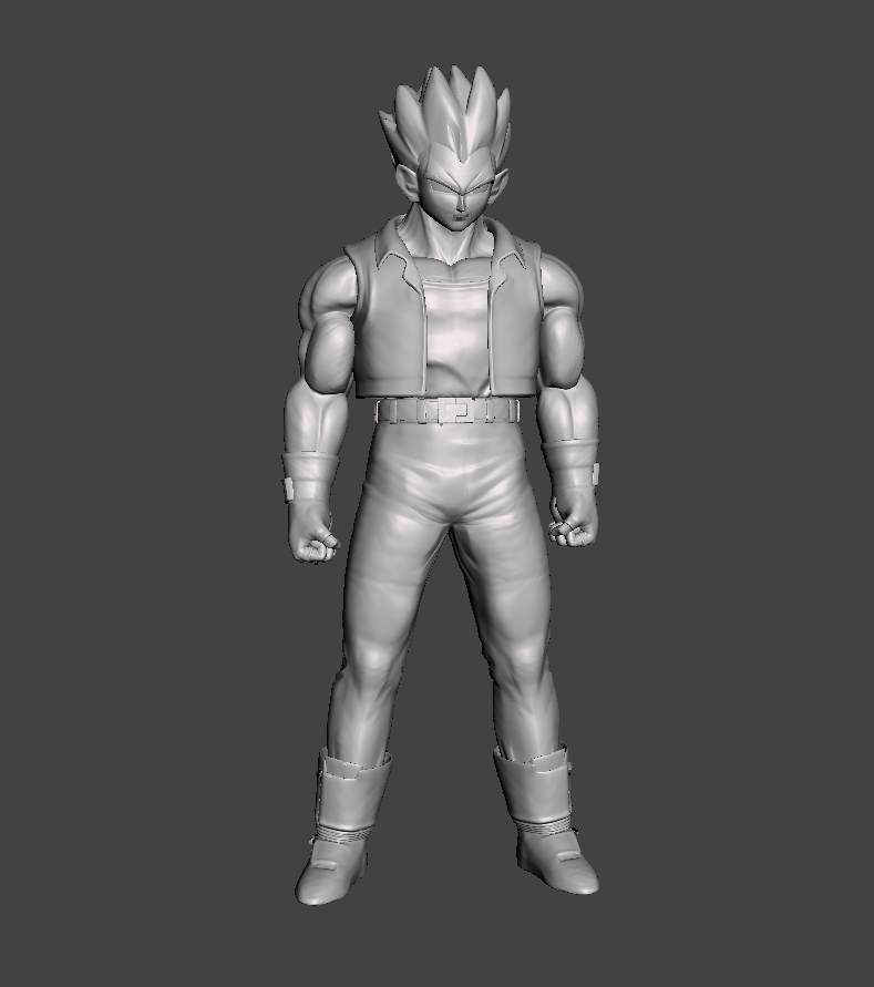 🐉 Vegeta Dragon Ball GT (Chaqueta) Modelo 3D・Archivo STL para