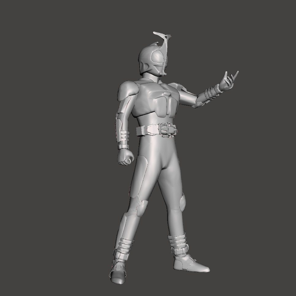 🦸 Kamen Rider Dark Kabuto 3D Model・ STL File for ・Cults, image size:965x965