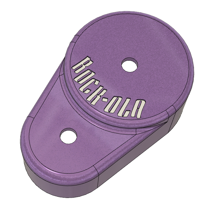 Textured Rocker Volume Rocker Control On Remote Control 3D file Remote Volume Control Jukebox Rock-Ola Remote Control 🎛️・3D ...