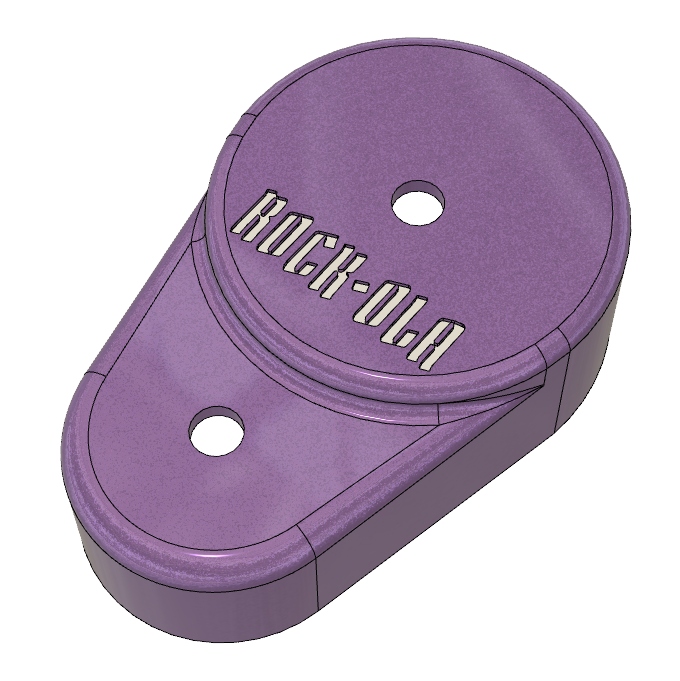 Textured Rocker Volume Rocker Control On Remote Control 3D file Remote Volume Control Jukebox Rock-Ola Remote Control 🎛️・3D ...