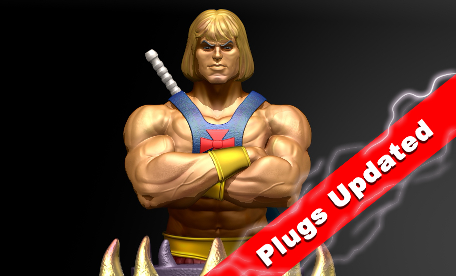 🗿 He-Man-Bust-25cm・ 3D File for ・Cults