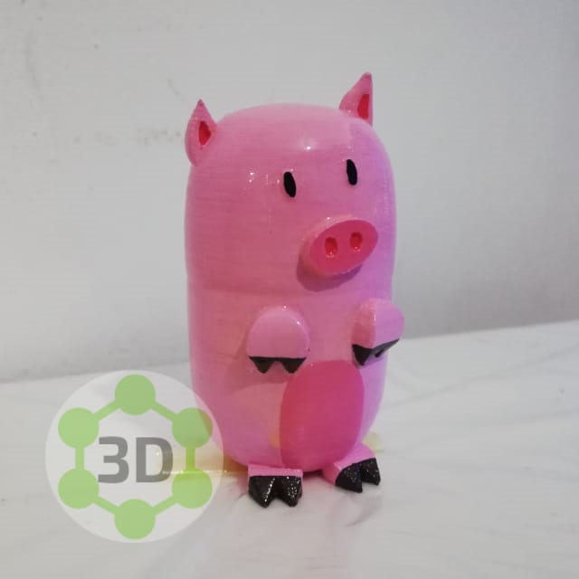 STL file cute little pig 🐖 ・3D printer model to download・Cults