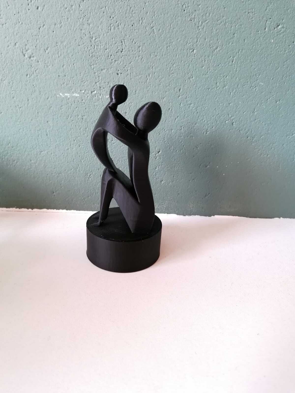 3D printed Mother's Day Figure with "Mama" on base・Cults