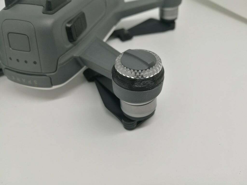 Free STL file DJI Spark LED-Mount Replacement 🚁 ・3D printing idea to ...