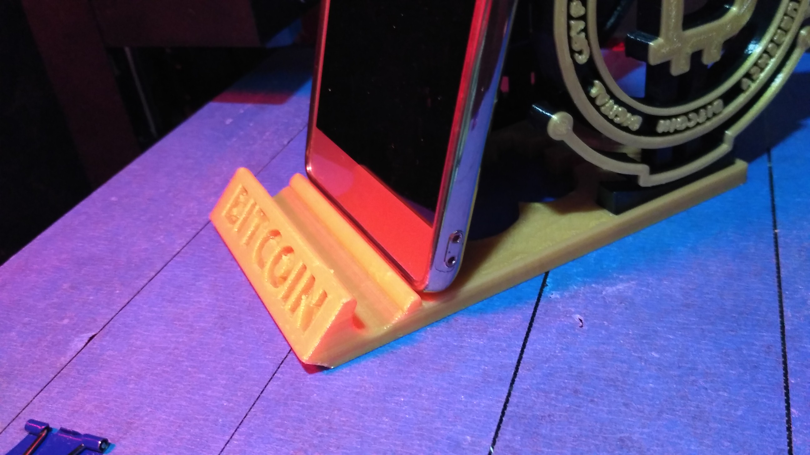 📞 SOPORTE DE TELÉFONO BITCOIN PARA LA IMPRESIÓN 3D・Archivo STL para ・Cults