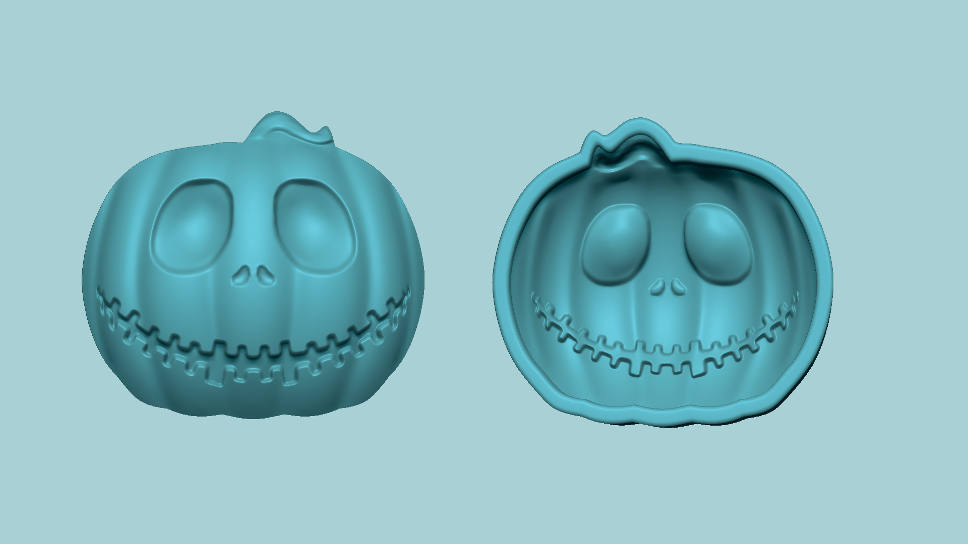 STL file Halloween Pumpkin - Molding EVA - Jack O Lantern 🎃 ・3D print ...