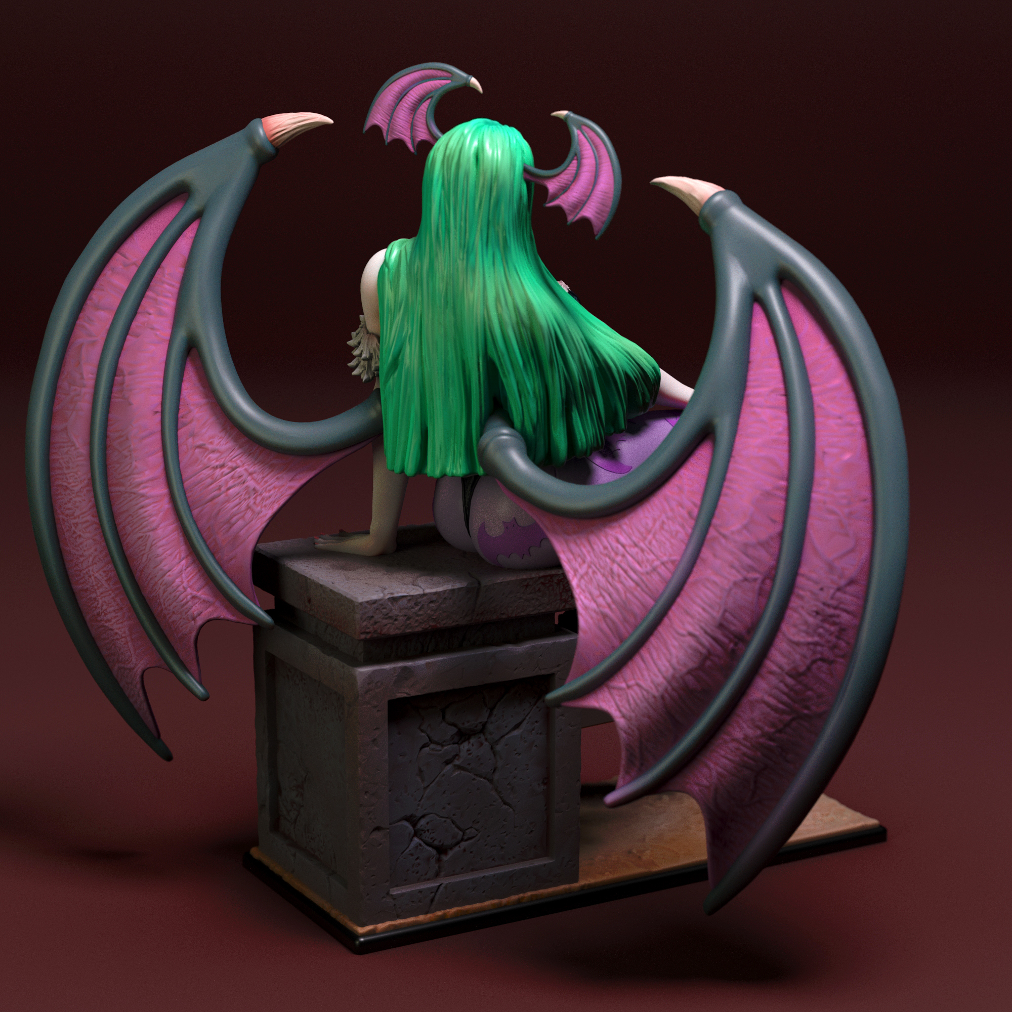 Mmd Morrigan 3D file Morrigan Aensland 🫦 ・3D printing idea to download・Cults