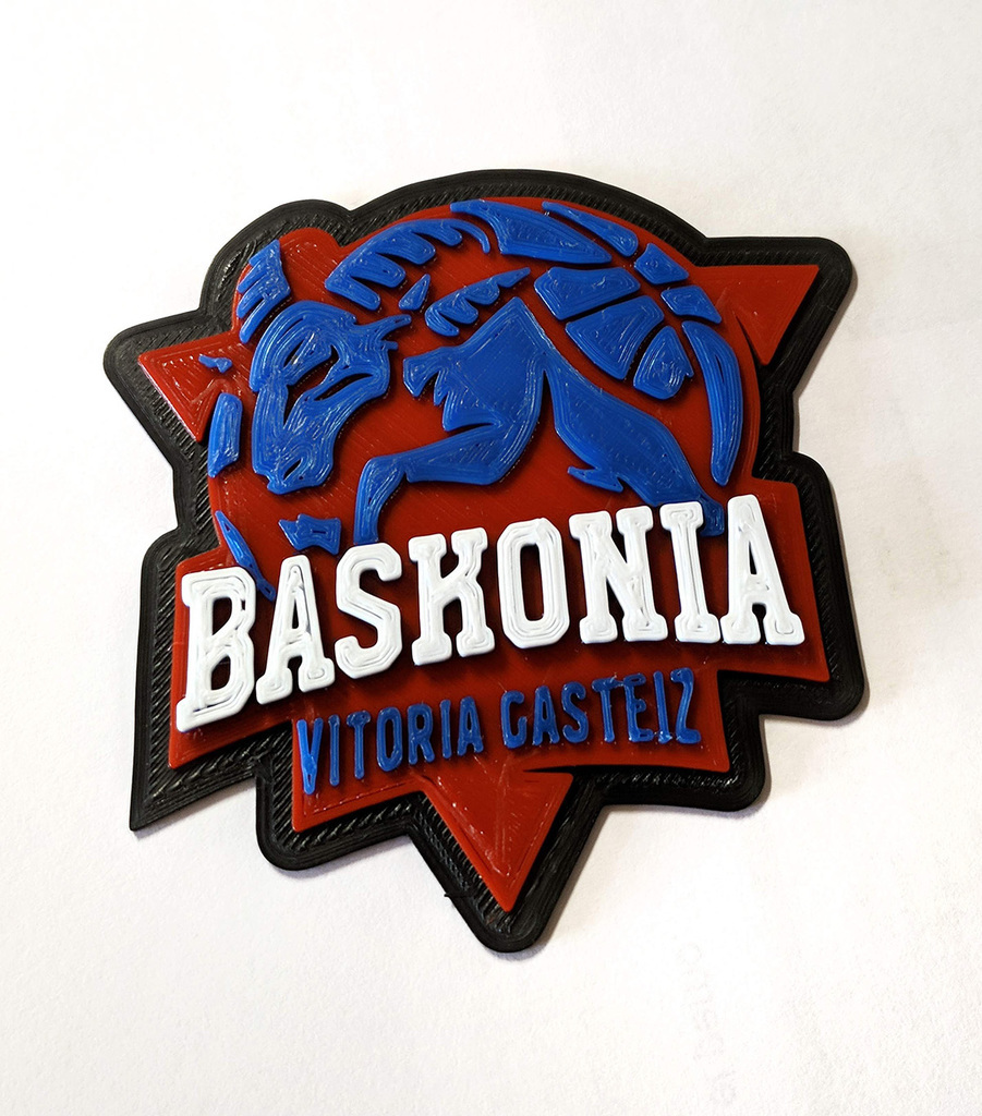 Free 3D file Logo Baskonia ⚽ ・Design to download and 3D print・Cults