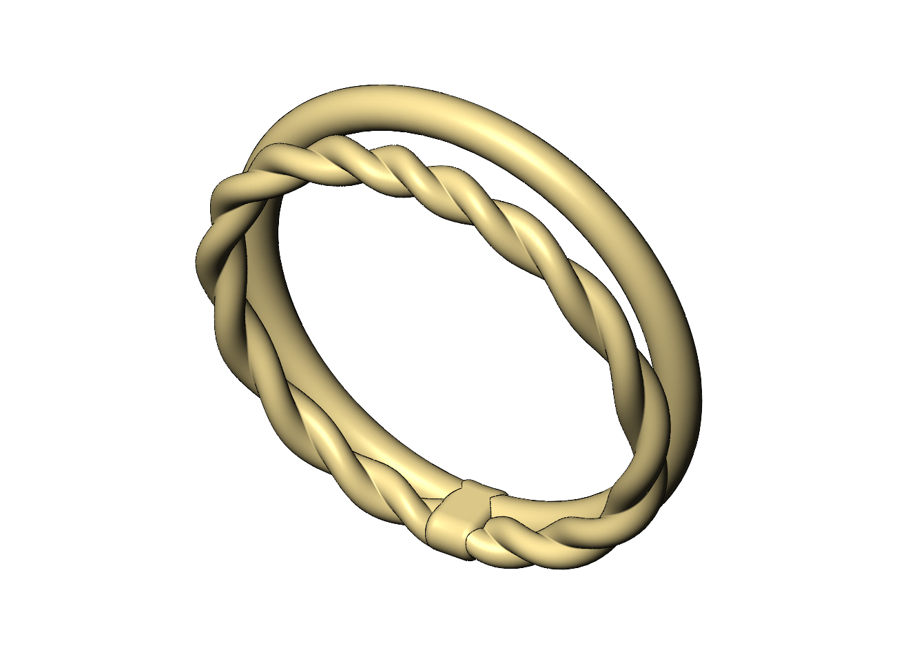 Stl Rope Wire Файл STL Rope and wire stacker band US sizes 5to10 3D print model 💍 ...