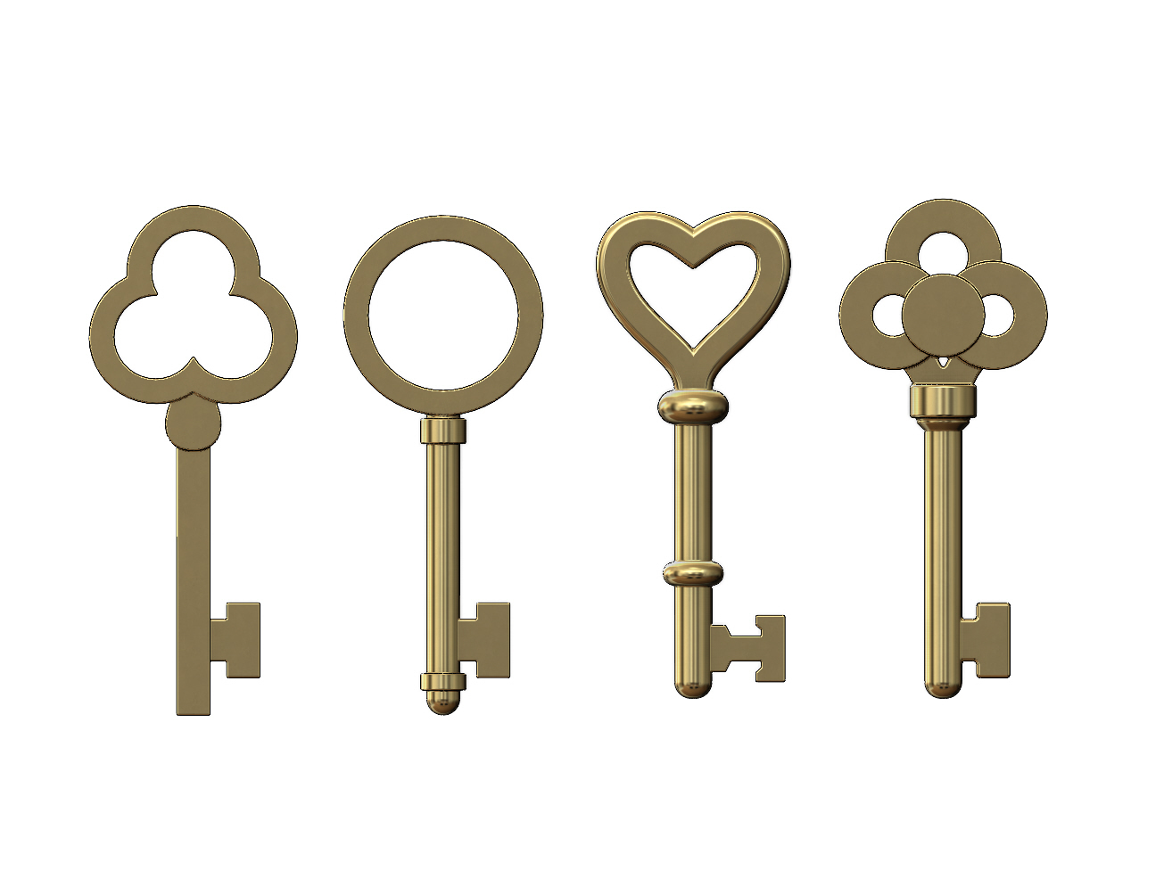 STL file Mix of 12 Key pendants and charms 3D print model 🔑・3D ...