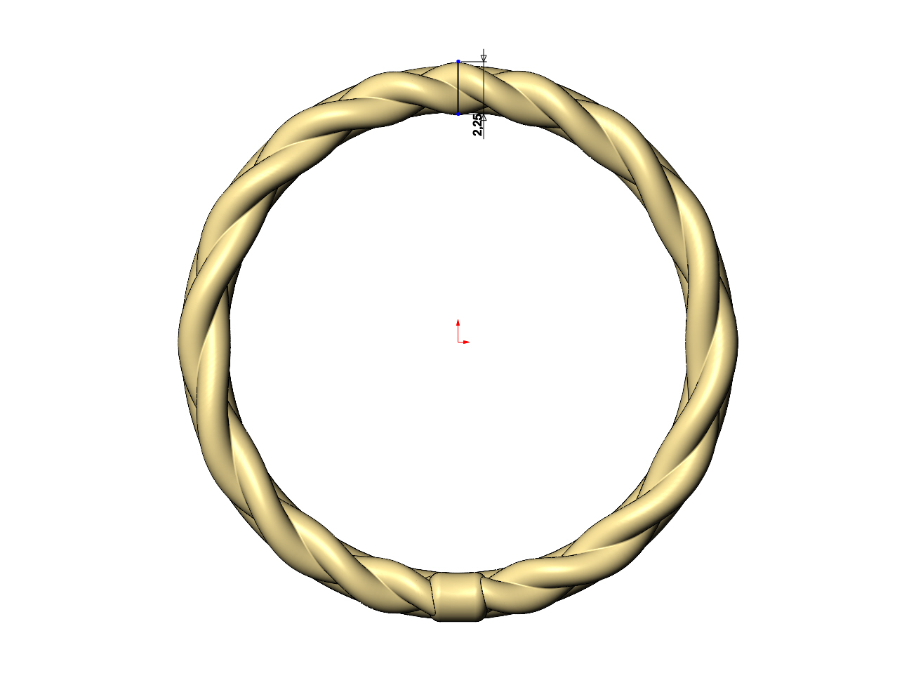 Stl Rope Wire Файл STL Rope and wire stacker band US sizes 5to10 3D print model 💍 ...
