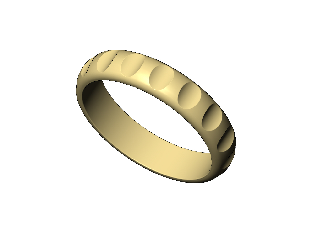 💍 Groove pattern band 3D print model・ STL File for ・Cults