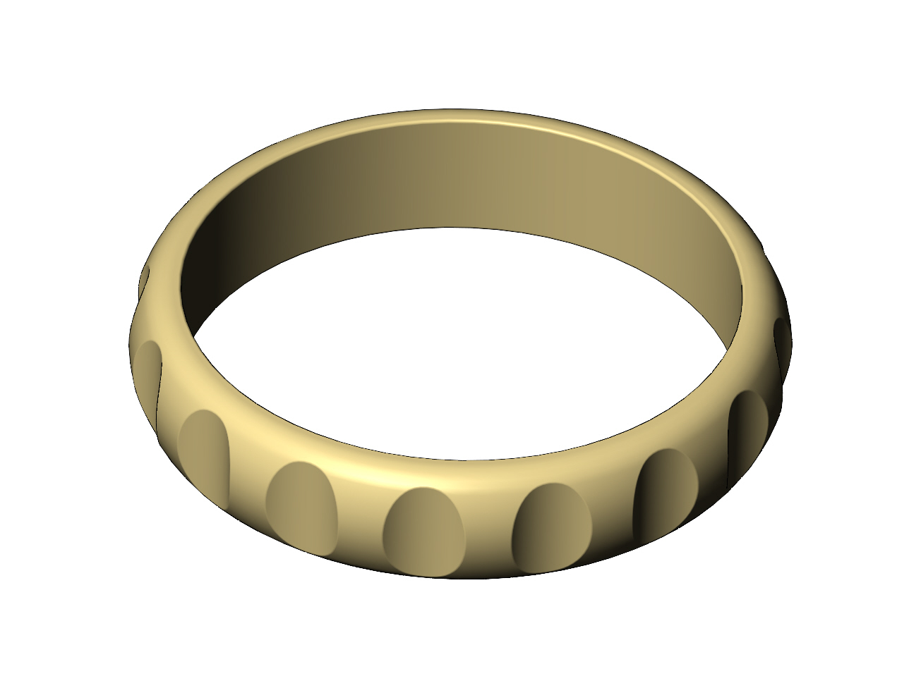 💍 Groove pattern band 3D print model・ STL File for ・Cults