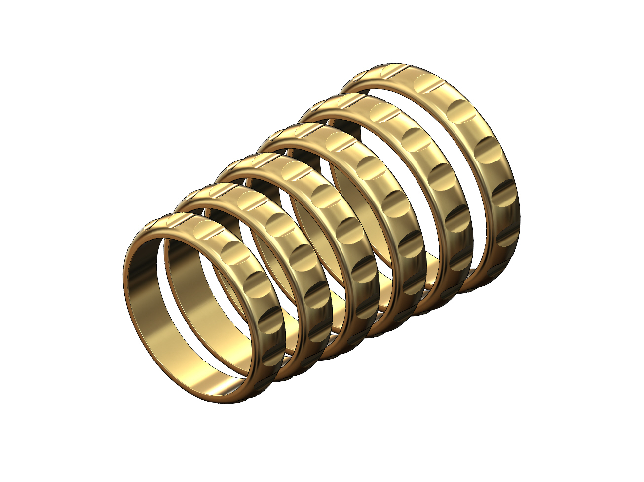 💍 Groove pattern band 3D print model・ STL File for ・Cults