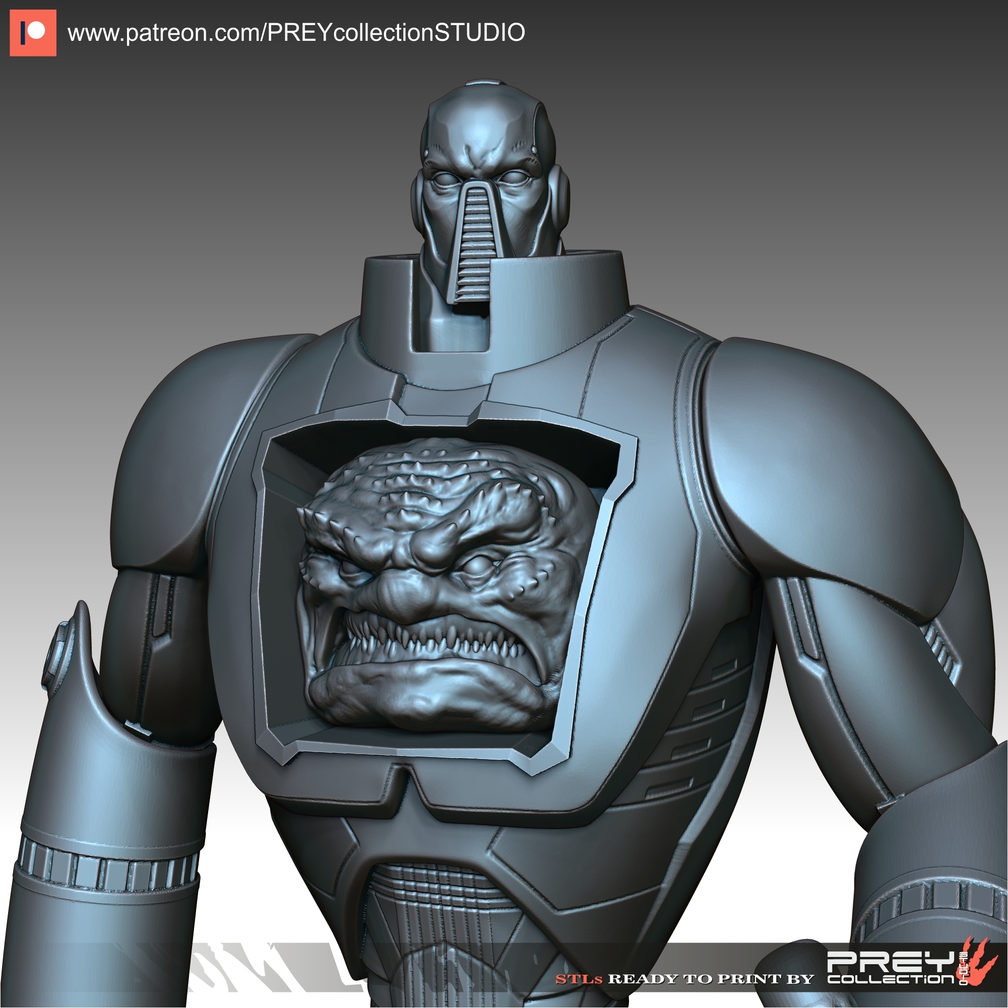 🗿 KRANG 1-10 SCALE・ 3D File for 3D printing・Cults
