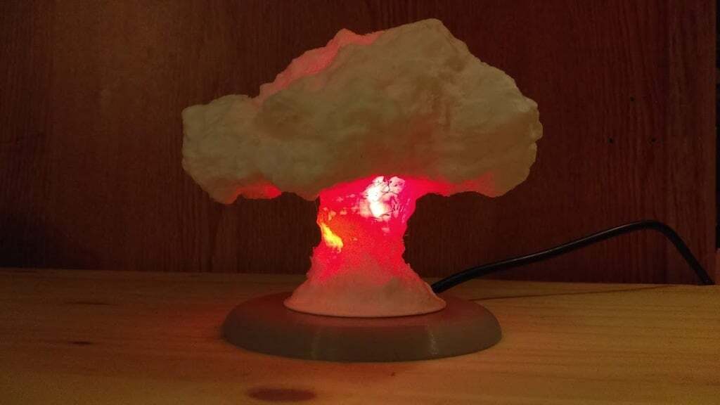 Nuke Lamp with stand (lamp base)